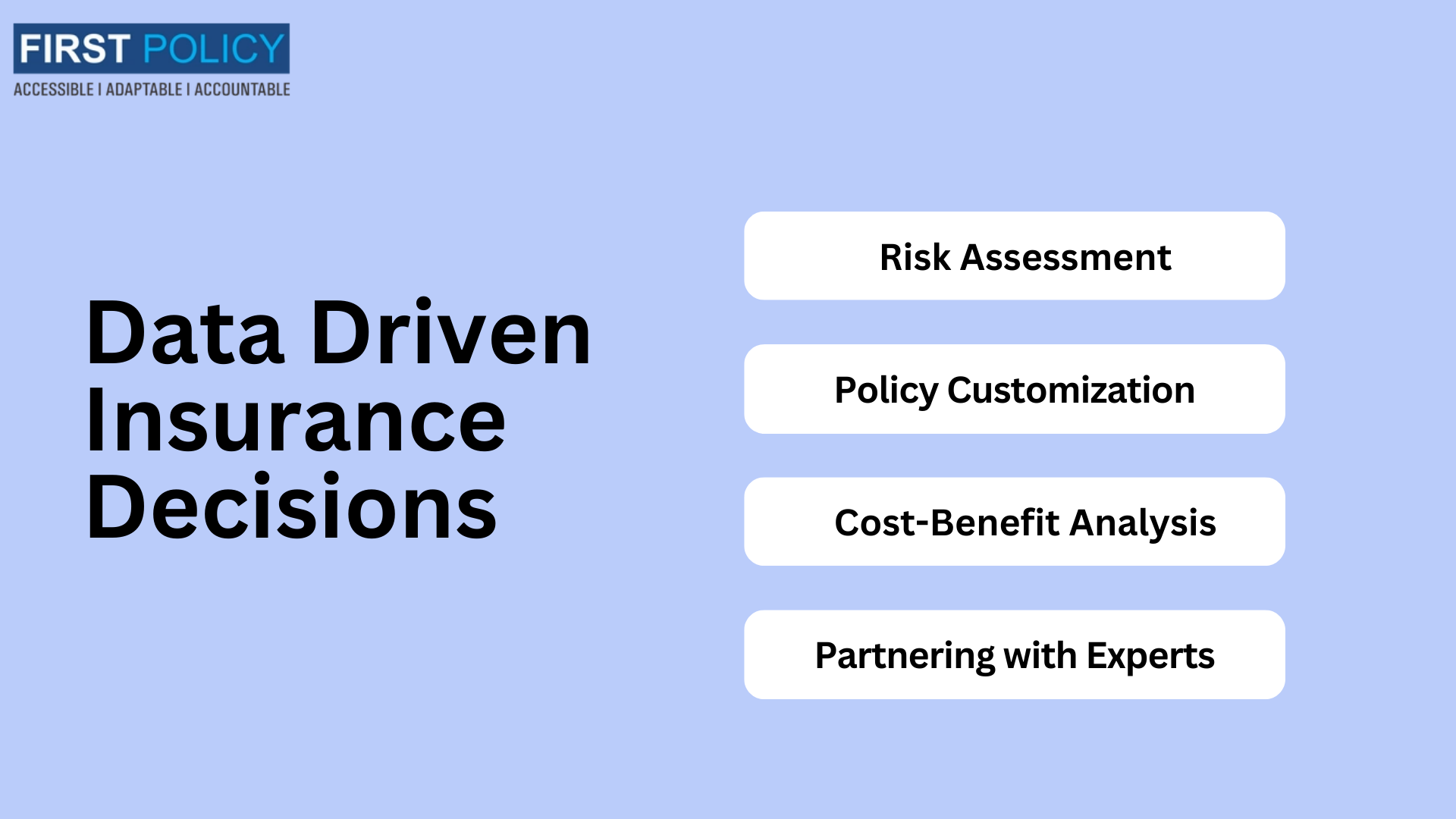 data driven insurance decisions